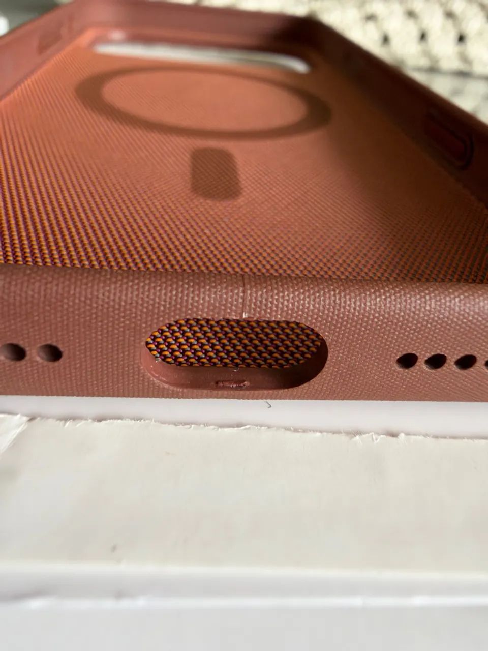 Capa Apple TechWoven com MagSafe - iPhone 17 Pro Max | Sienna - Foto 3