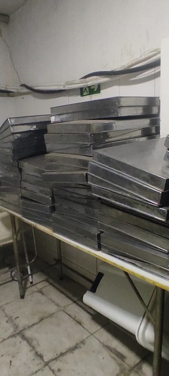 Tabuleiro industrial inox unidade