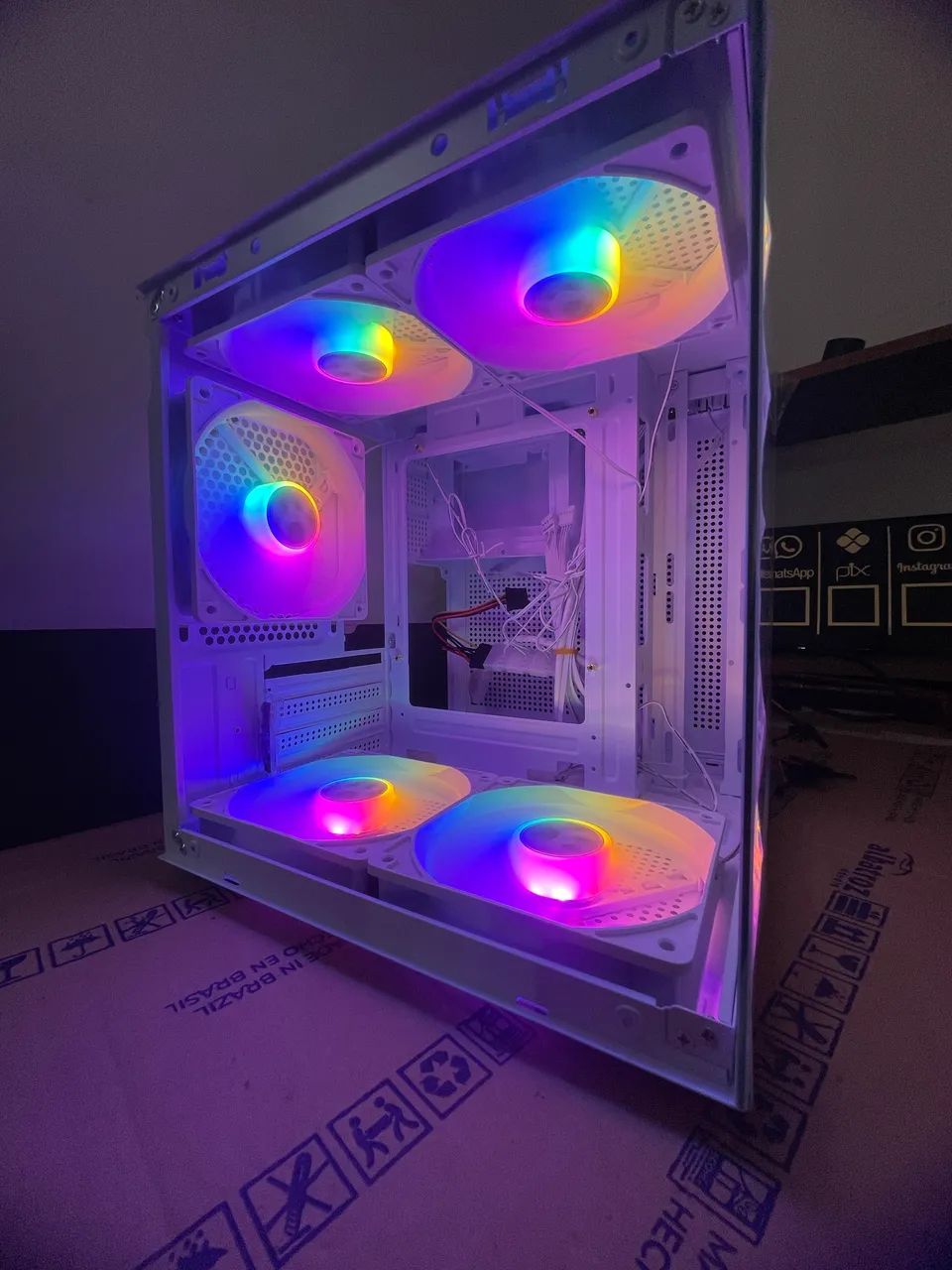 Gabinete gamer 5 fans - Foto 3