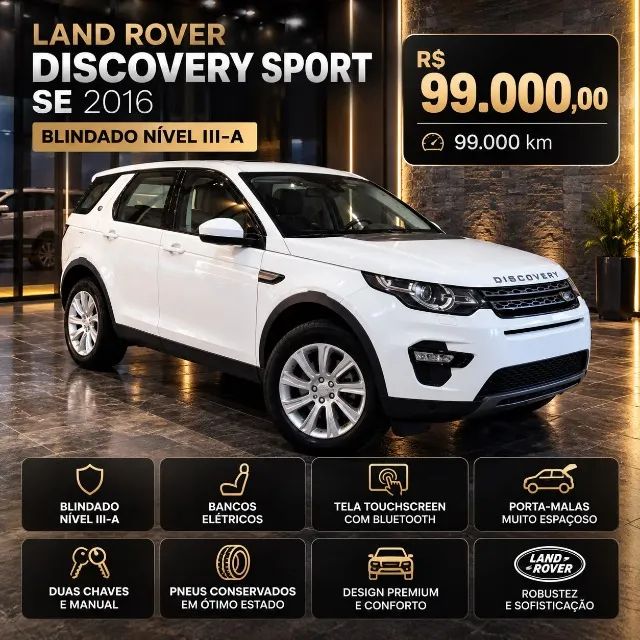 Land Rover Discovery Sport SE 2.0 4X4 Aut. 2016