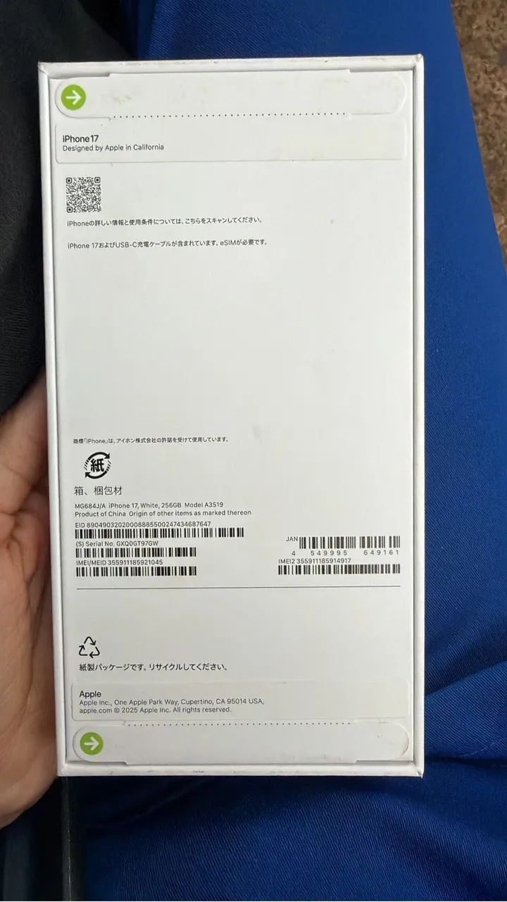 iPhone 17 256gn branco LACRADO - Foto 2