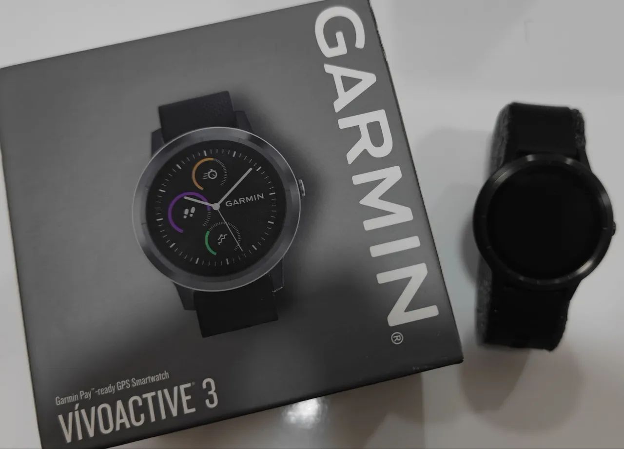 Smartwatch Garmin Vivoactive 3 preto