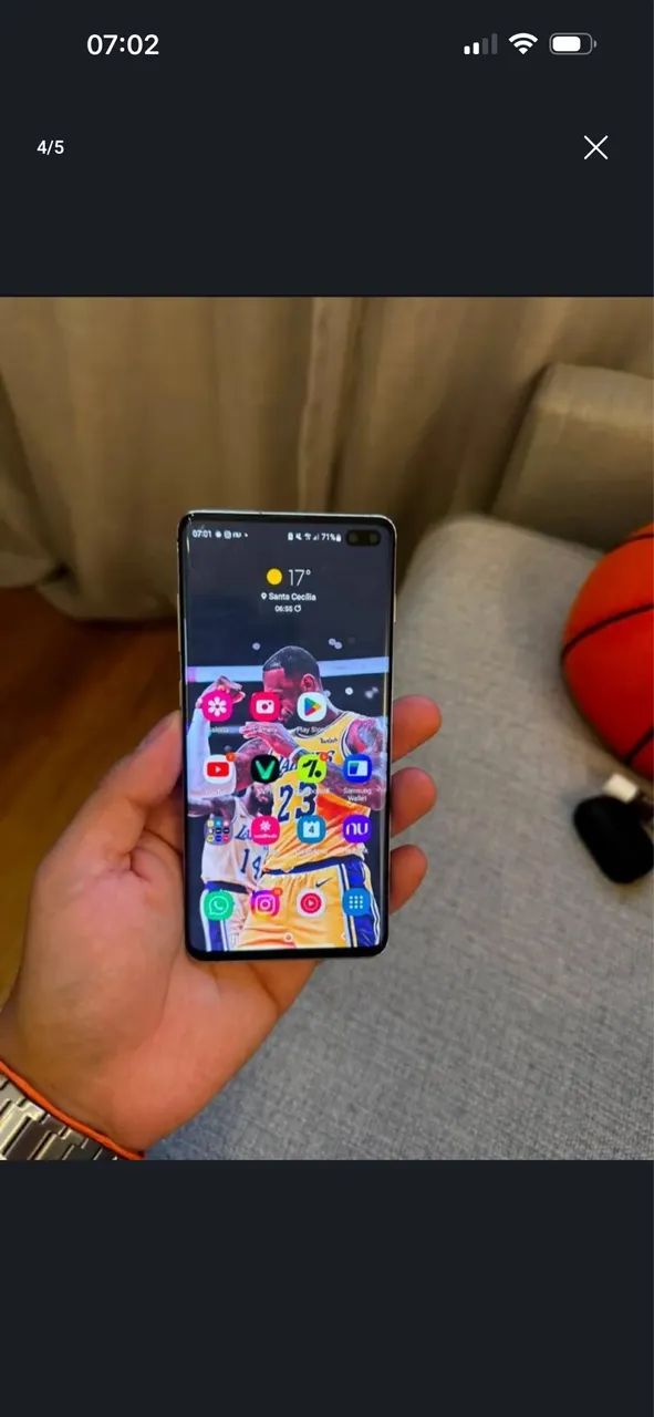 Samsung S10 Plus na Caixa (Excelente)  - Foto 2
