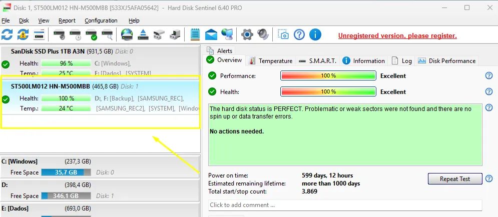HD SATA NOTEBOOK 500GB SAMSUNG - Foto 3