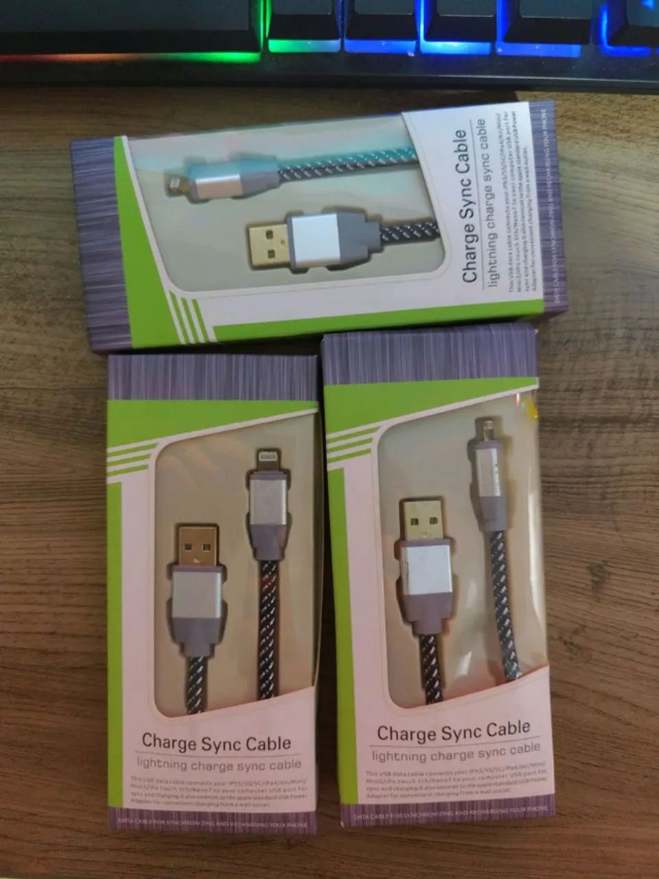 cabo lightning charge sync cable 1m ios nalho