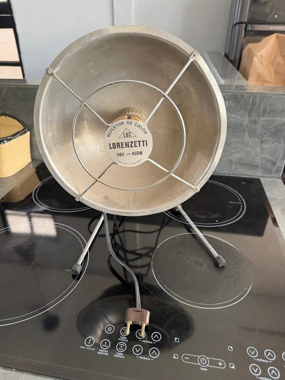 Aquecedor elétrico lorenzet antigo