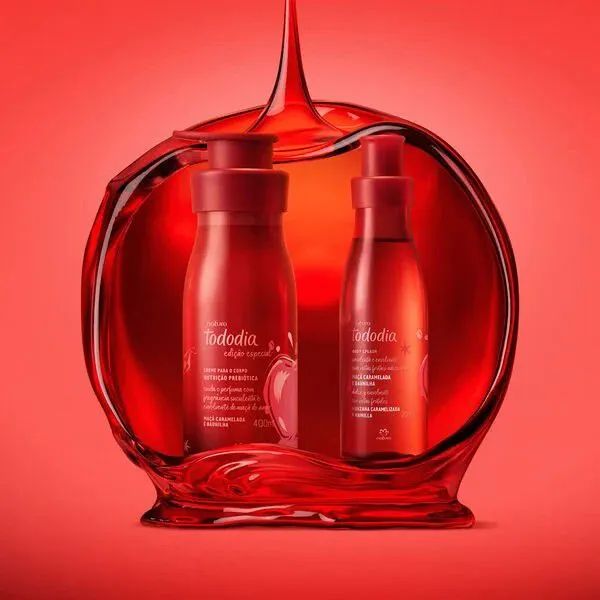 Kit Tododia Maçã Caramelada e Baunilha com Body Splash (2 produtos)
