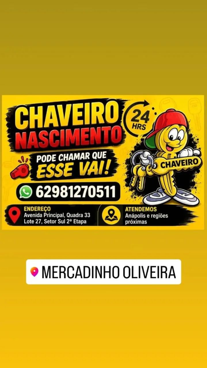 Chaveiro Nascimento 24hrs  - Foto 2