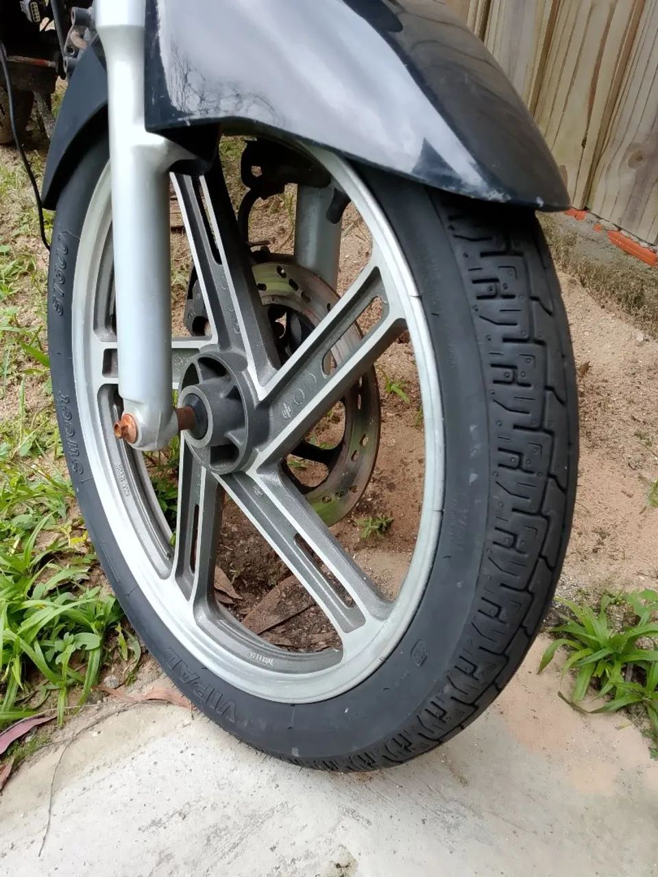Rodas com pneus novos, aceito briks - Foto 3