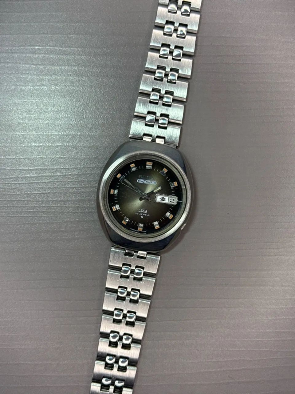 Relógio Seiko 5 Actus SS Ref. 6106-7590 - Foto 3