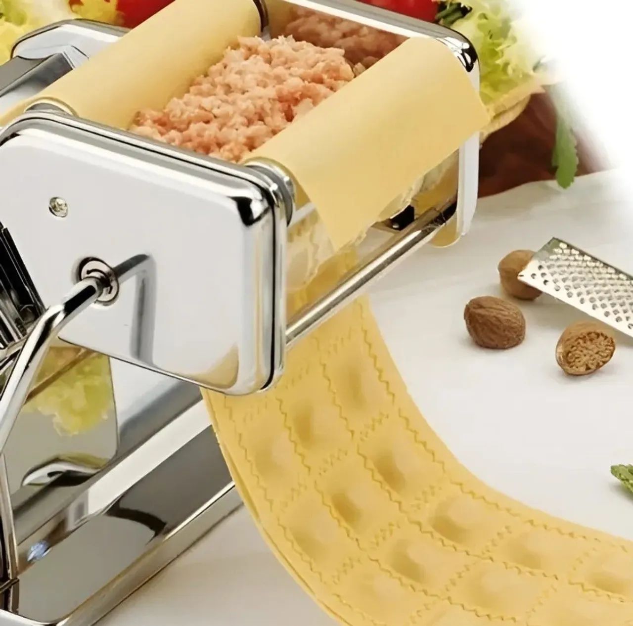 Máquina Inox fazer diversas massas frescas design Italiano. - Foto 2