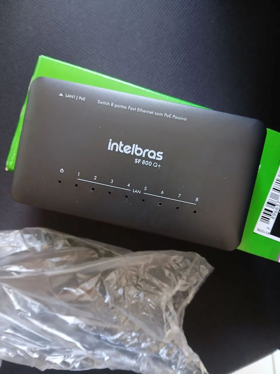 Switch ethernet 8 portas intelbras