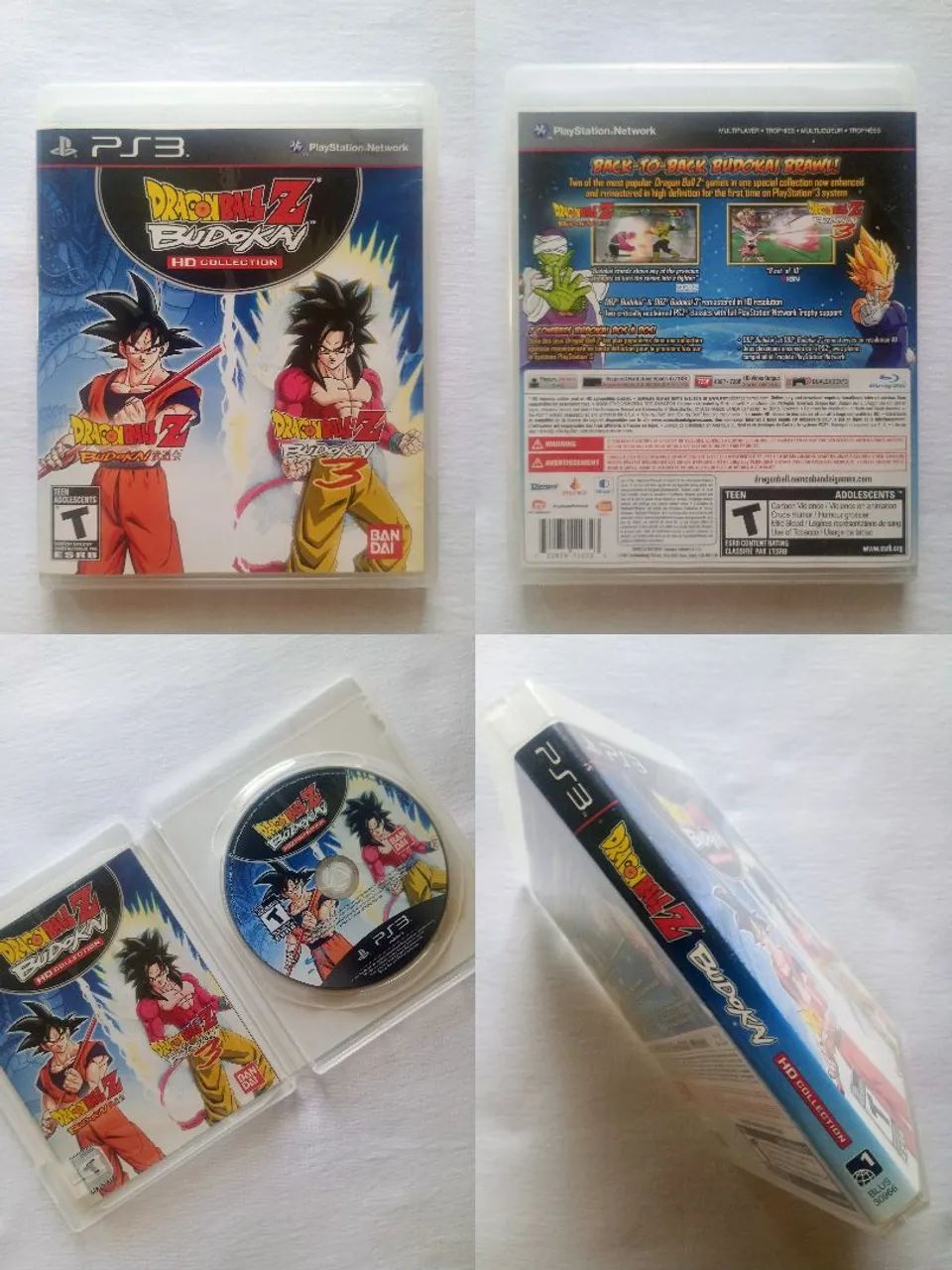 Jogos ps3 original - Dragon Ball Z Budokai HD Collection - FAÇO