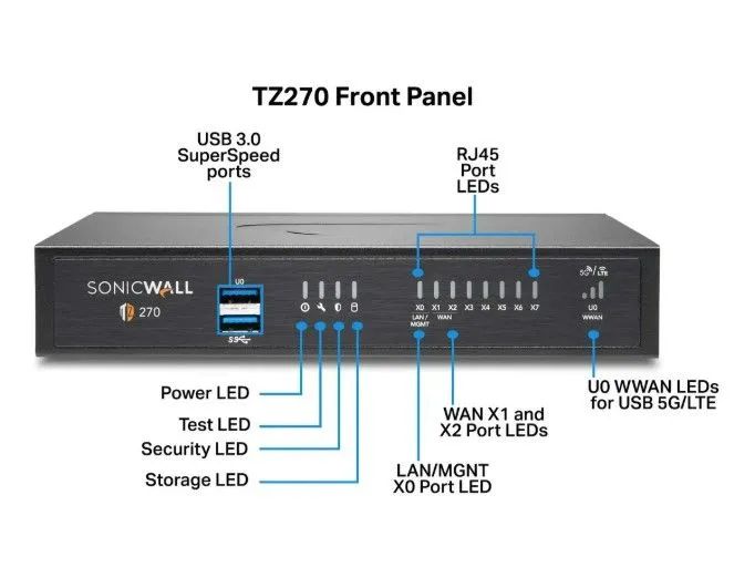 Sonicwall Tz270 (02-ssc-6447) Firewall - Foto 2