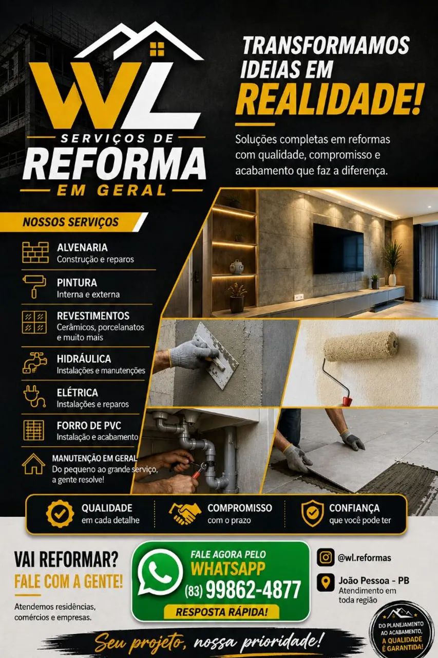 Reformas d Casas , Apartamentos e Comércios