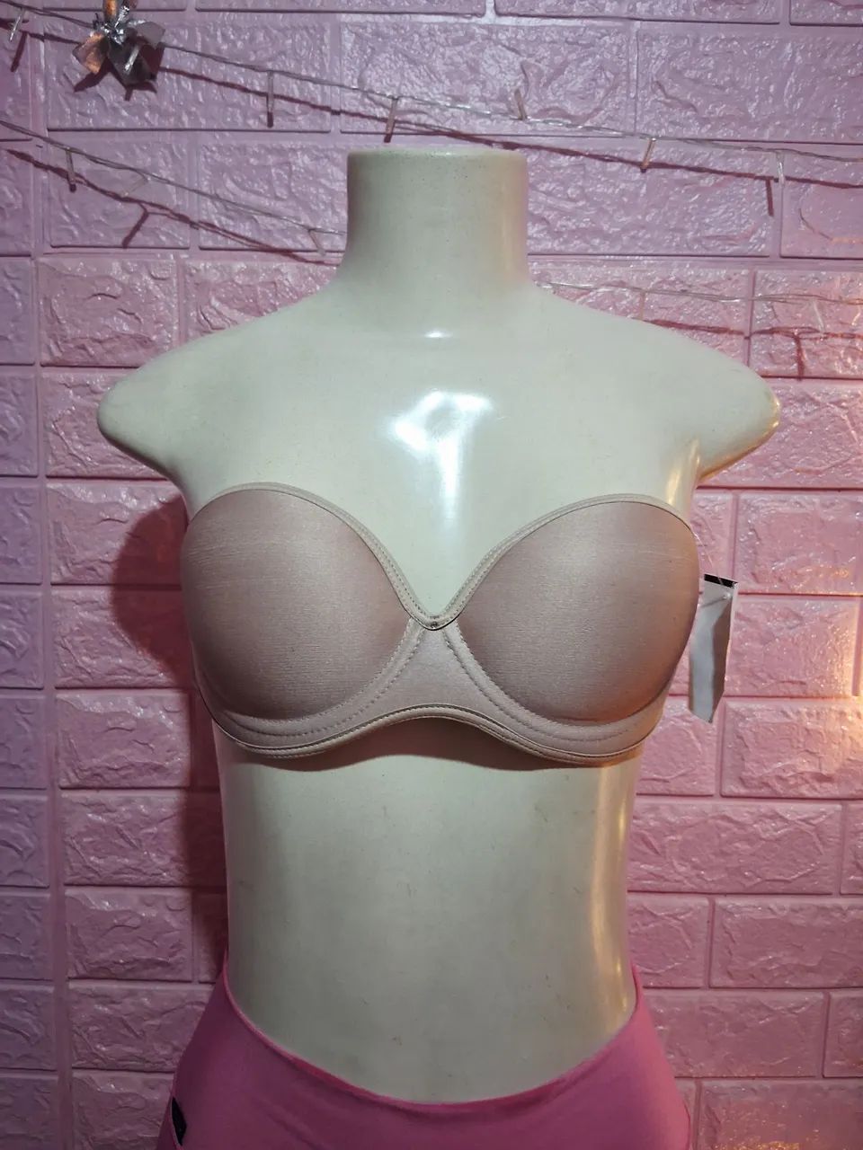 Sutiã de silicone na costa