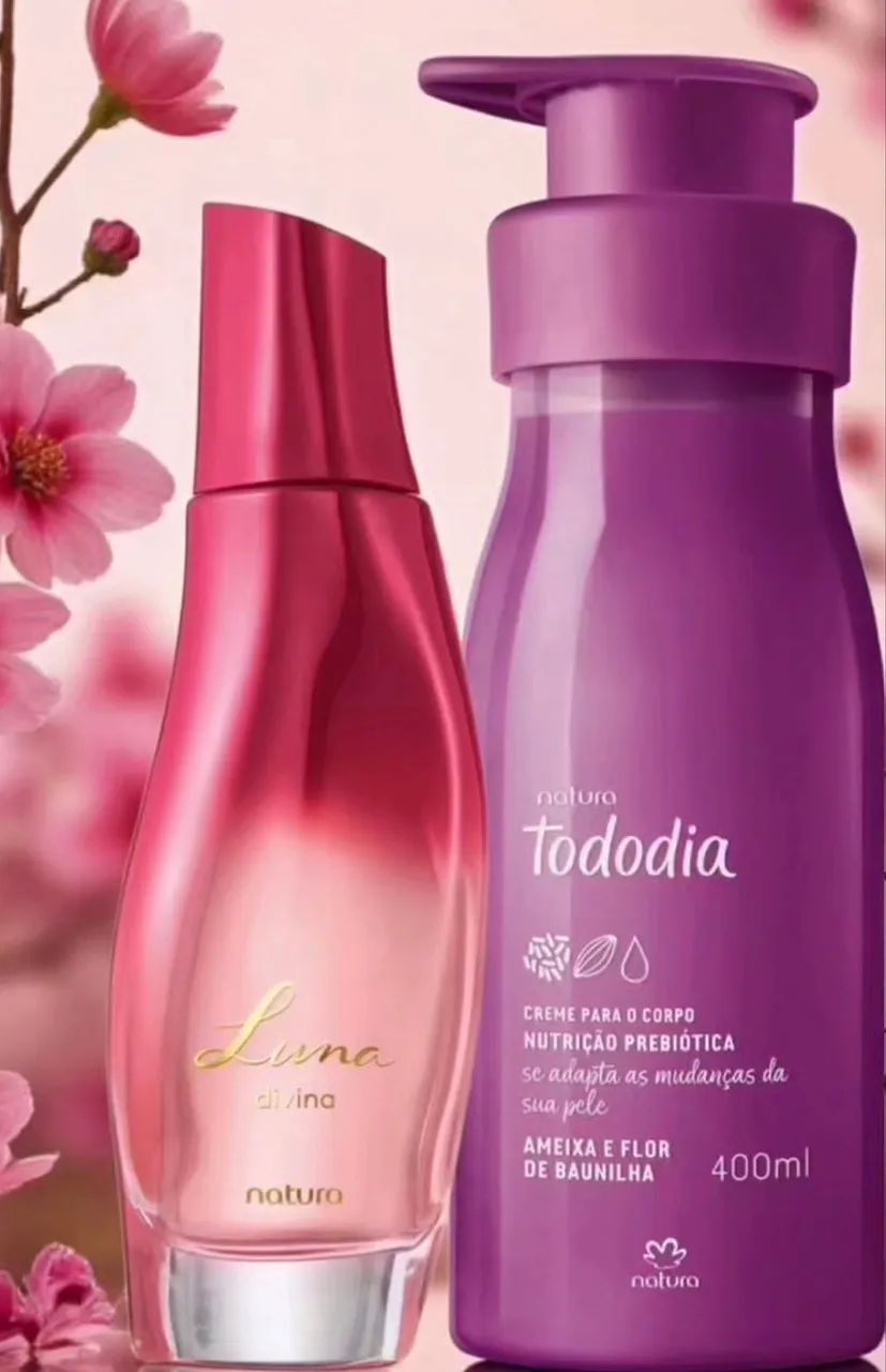 Perfume e hidratante natura! 