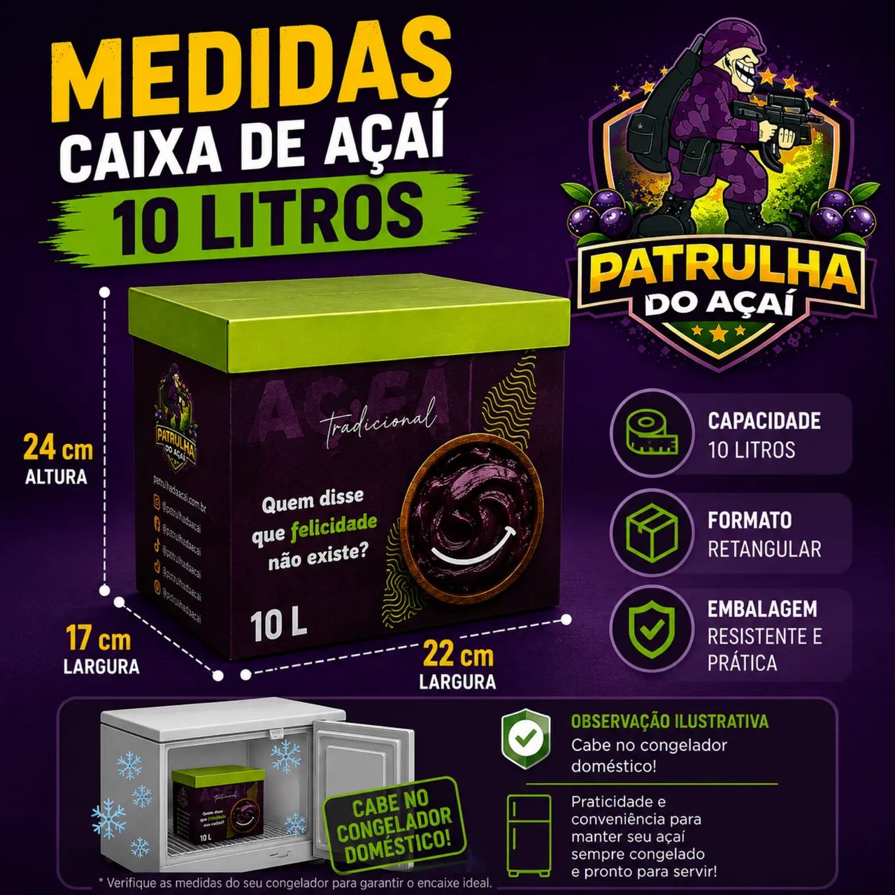 Caixa de açaí 120,00 - Foto 2