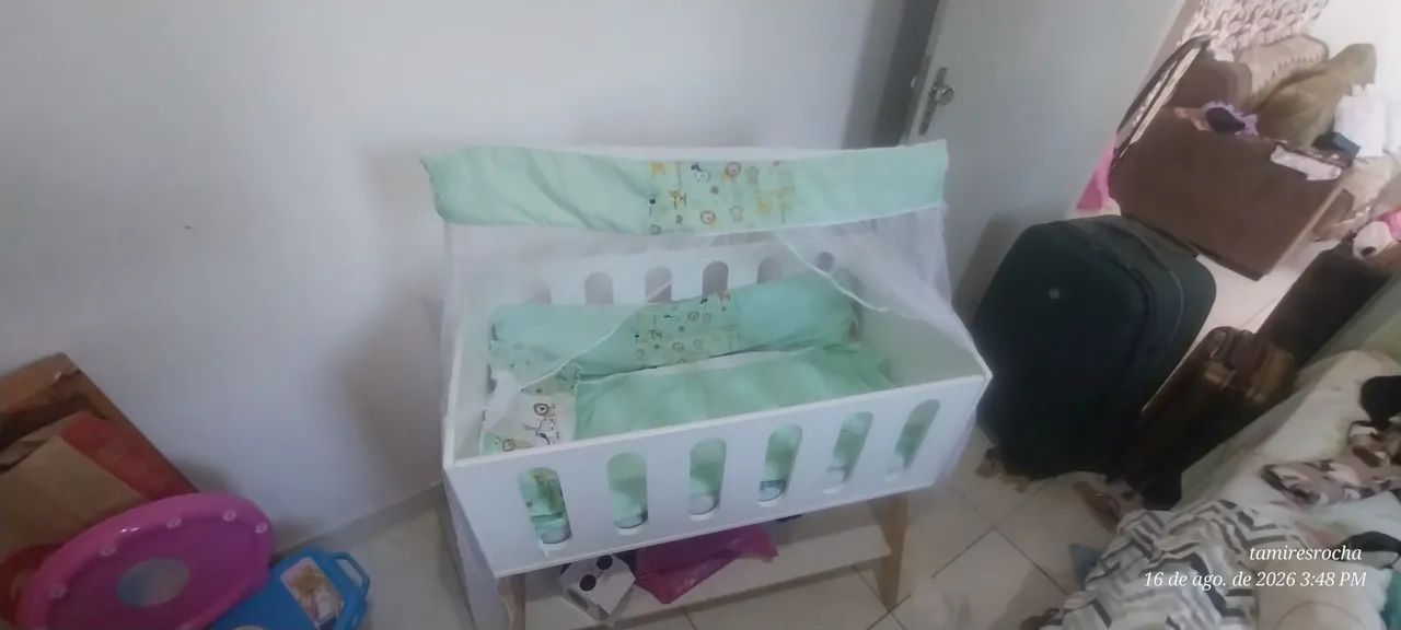 Mini berço completo usado  - Foto 4