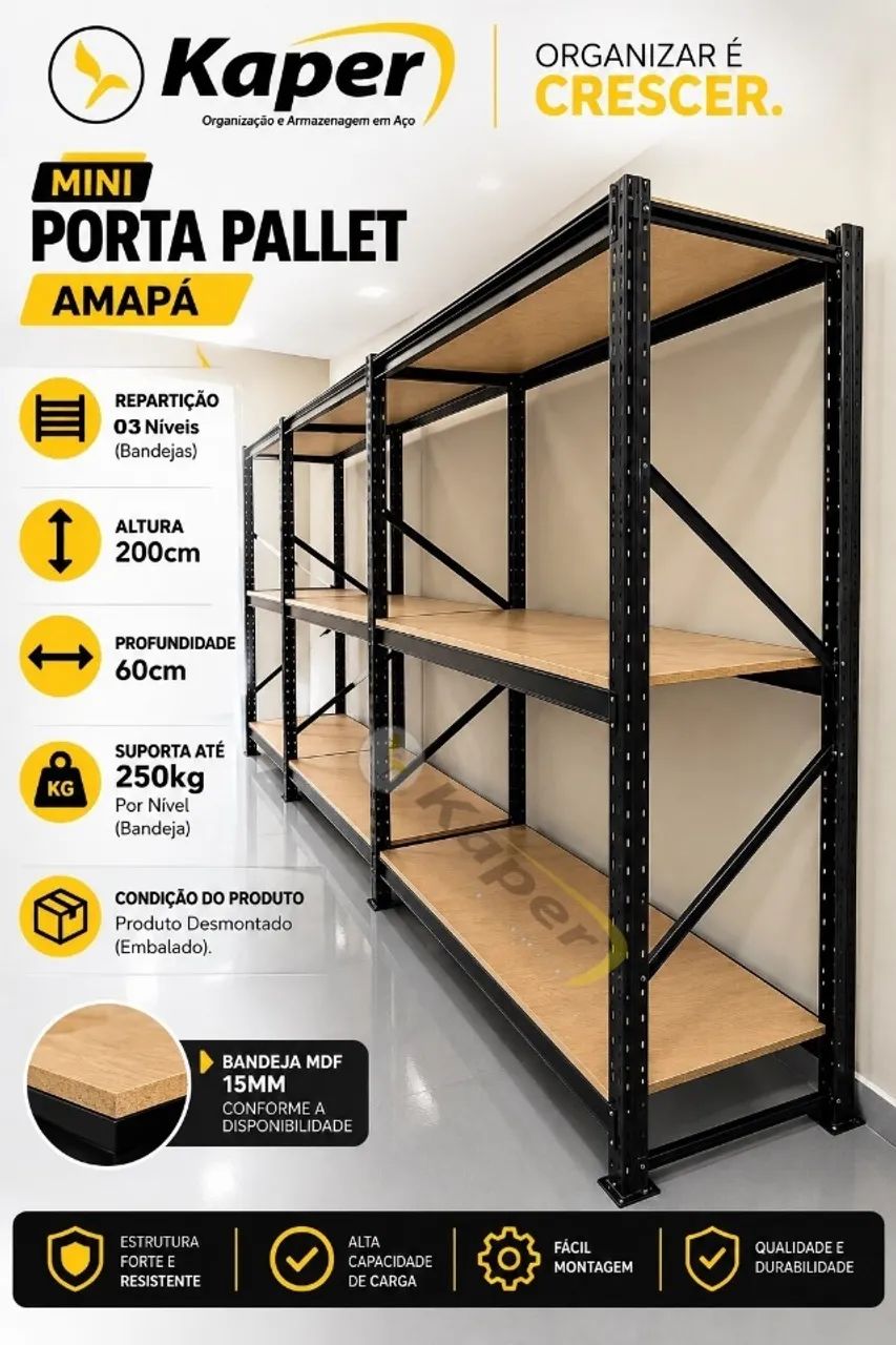 Mini porta palete ( novo )