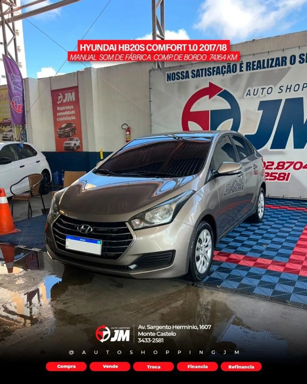 Hyundai Hb20S HB20S Comfort Plus 1.0 TB Flex 12V Mec. 2018