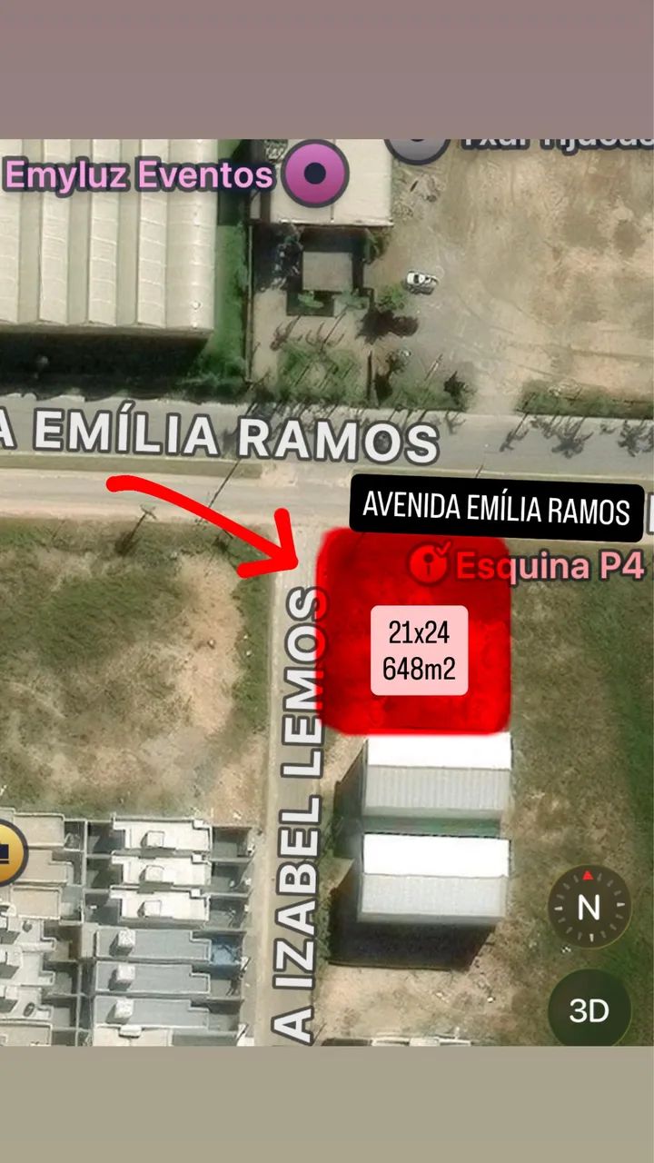 Terreno de esquina para locação!