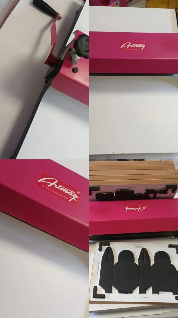 Maquina corte e vinco - 40 cm com6 facas da g2 artes para caixas personalizadas - Foto 3