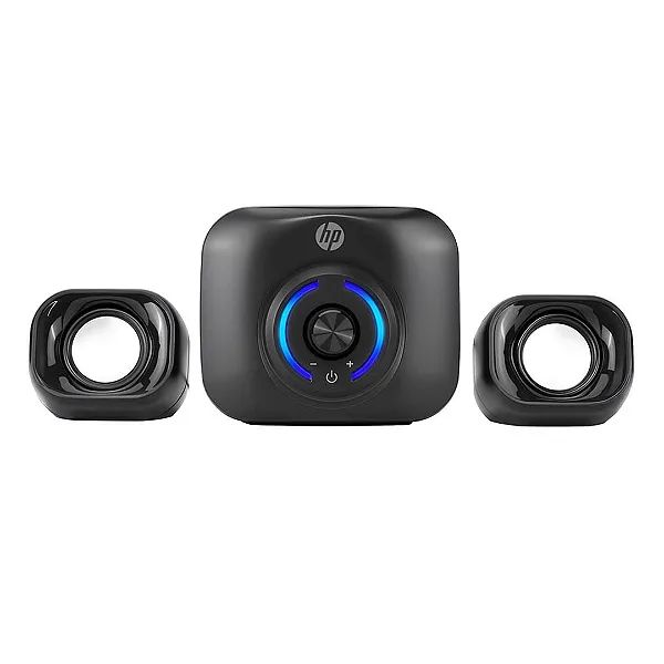Mini Caixa de Som para PC e Notebook 2.1 com 11W RMS, USB e P2 - HP - Foto 2