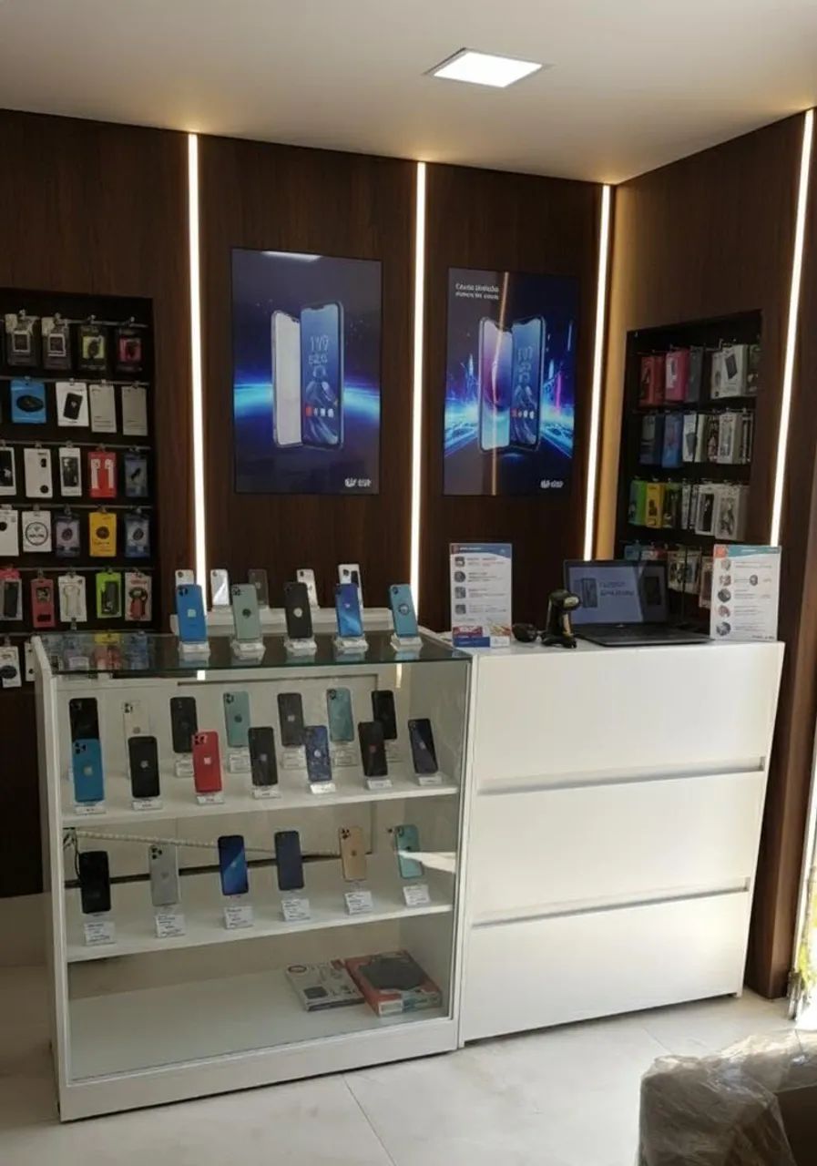 Balcão de loja vitrine com balcão caixa!! Temos a pronta entrega !  - Foto 2