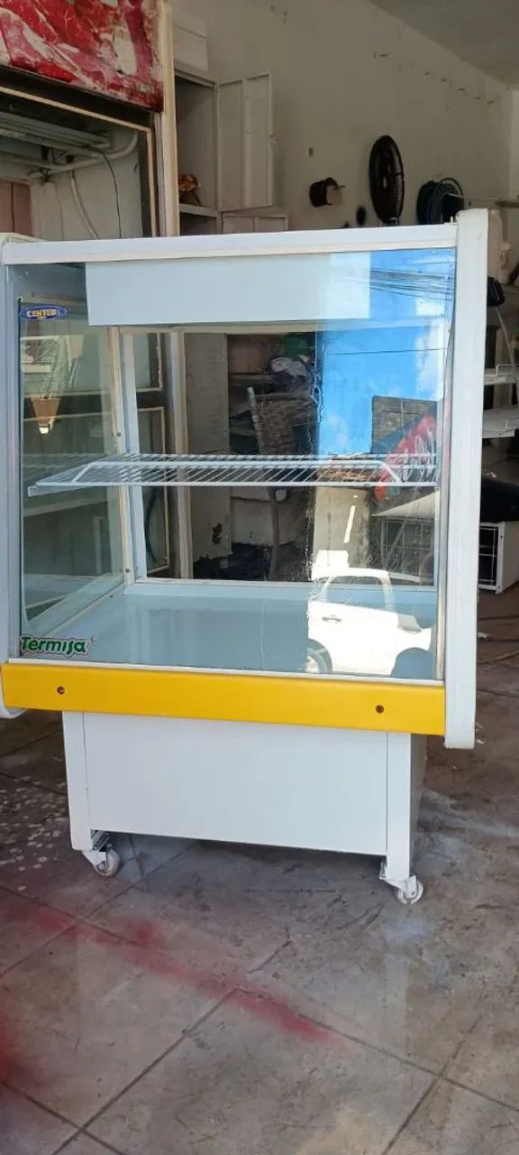 Vitrine caixa lanchonete padaria 