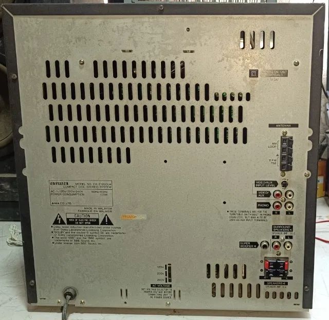 Aiwa Z-1200 Bom Estado Funciona Normal Não Esta Lendo - Foto 6