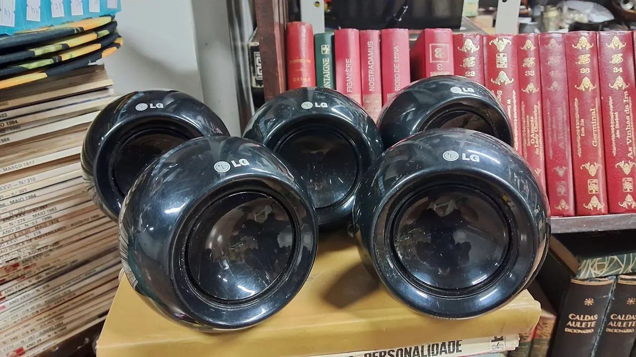 5 caixas acústicas LG modelo SH34SL-S