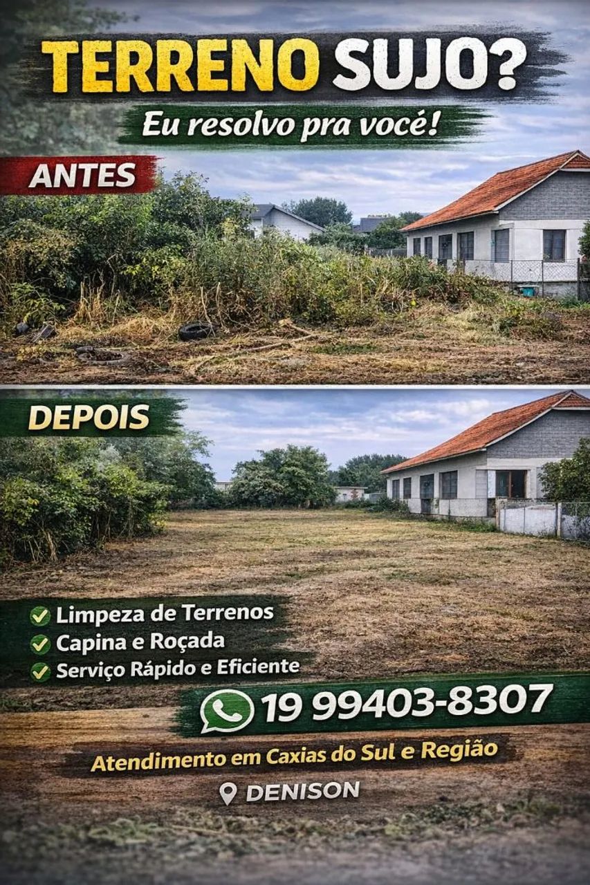 Limpeza de pátio em geral