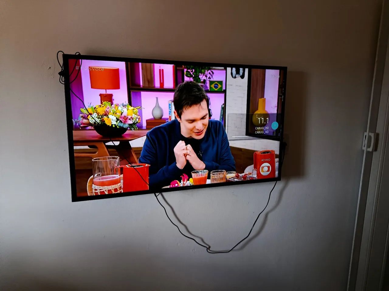 TV Samsung 43 polegadas semi nova