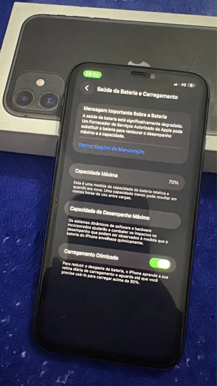 IPHONE 11 128GB COM CAIXA IMPECÁVEL  - Foto 3