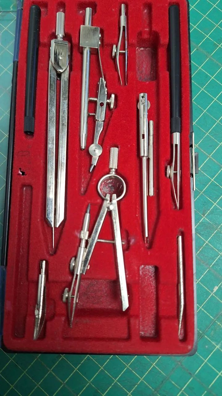 Conjunto de compassos antigo elpa  - Foto 3