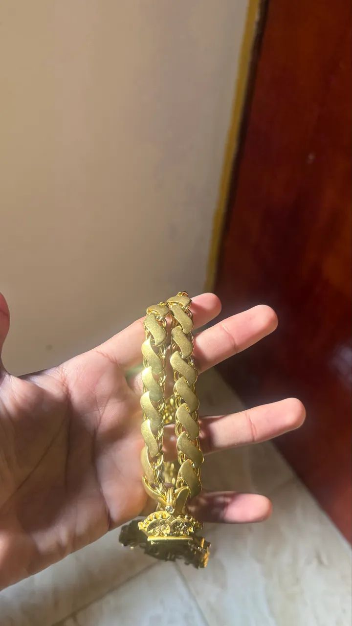 Cordão banhado 18k Ouro - Foto 2