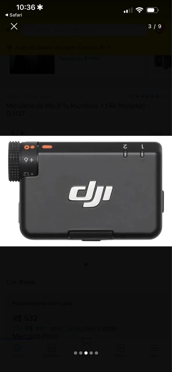 Microfone DJI Mic Mini 1 TX Microfone 1 RX Receptor - DJI127 - Foto 4