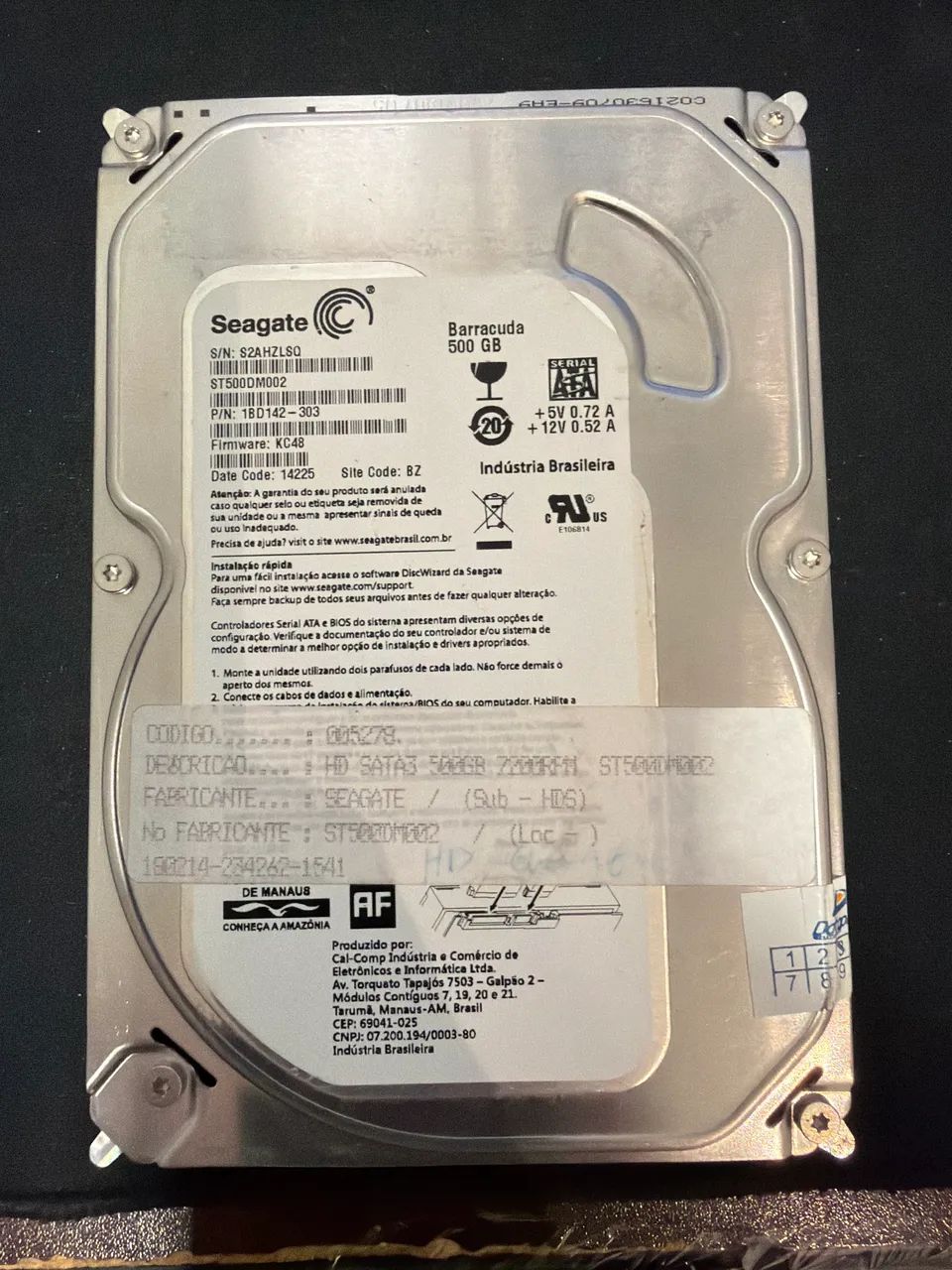 HD Seagate Barracuda 500gb
