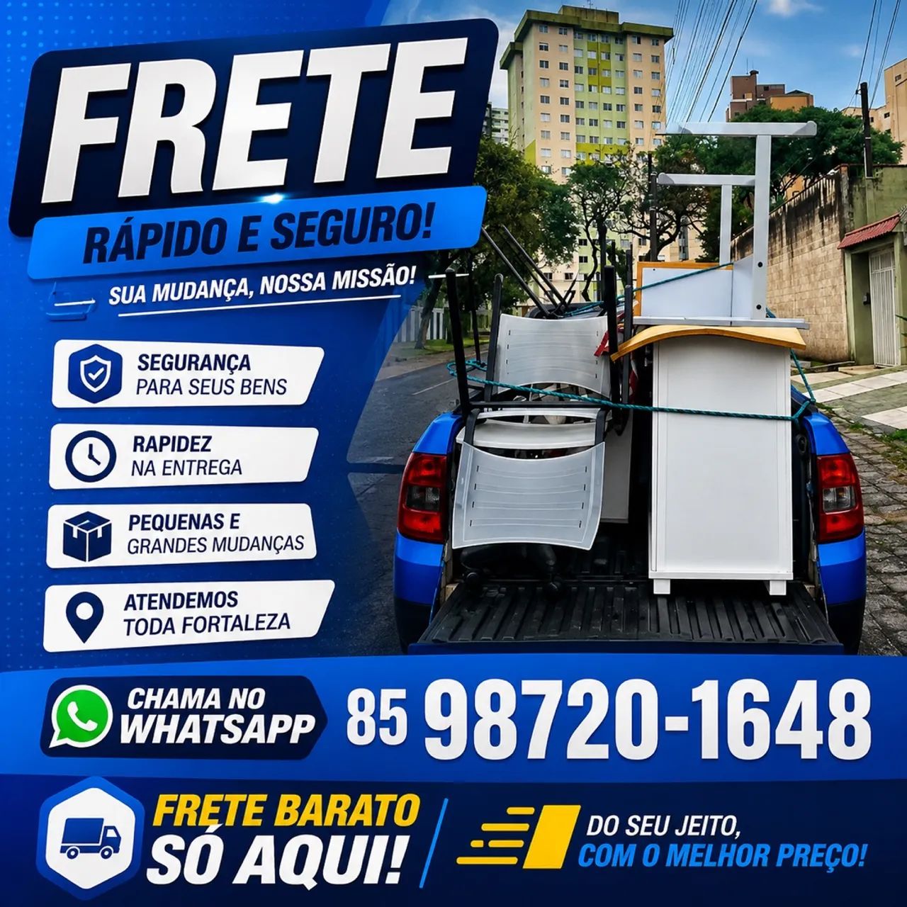 Frete e mudança 