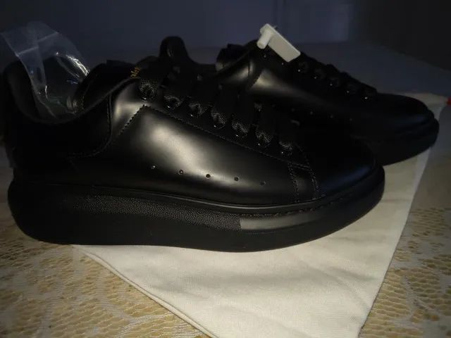 Tênis Alexander McQueen Oversized Preto Masculino - Foto 3