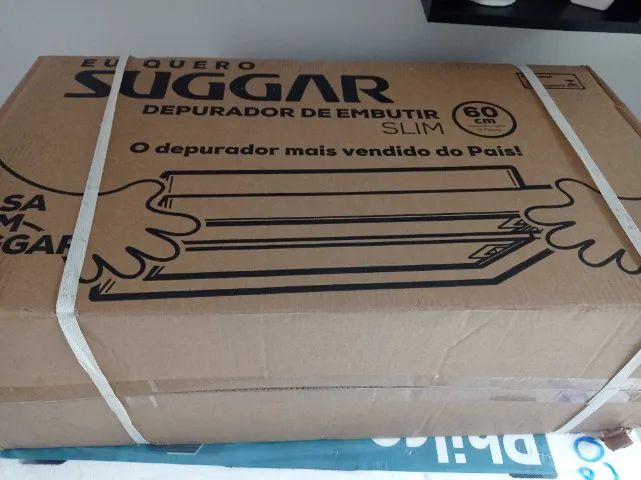 SUGGAR DEPURADOR DE AR SLIM DE EMBUTIR 60CM INOX 220V DE62IX - Foto 2