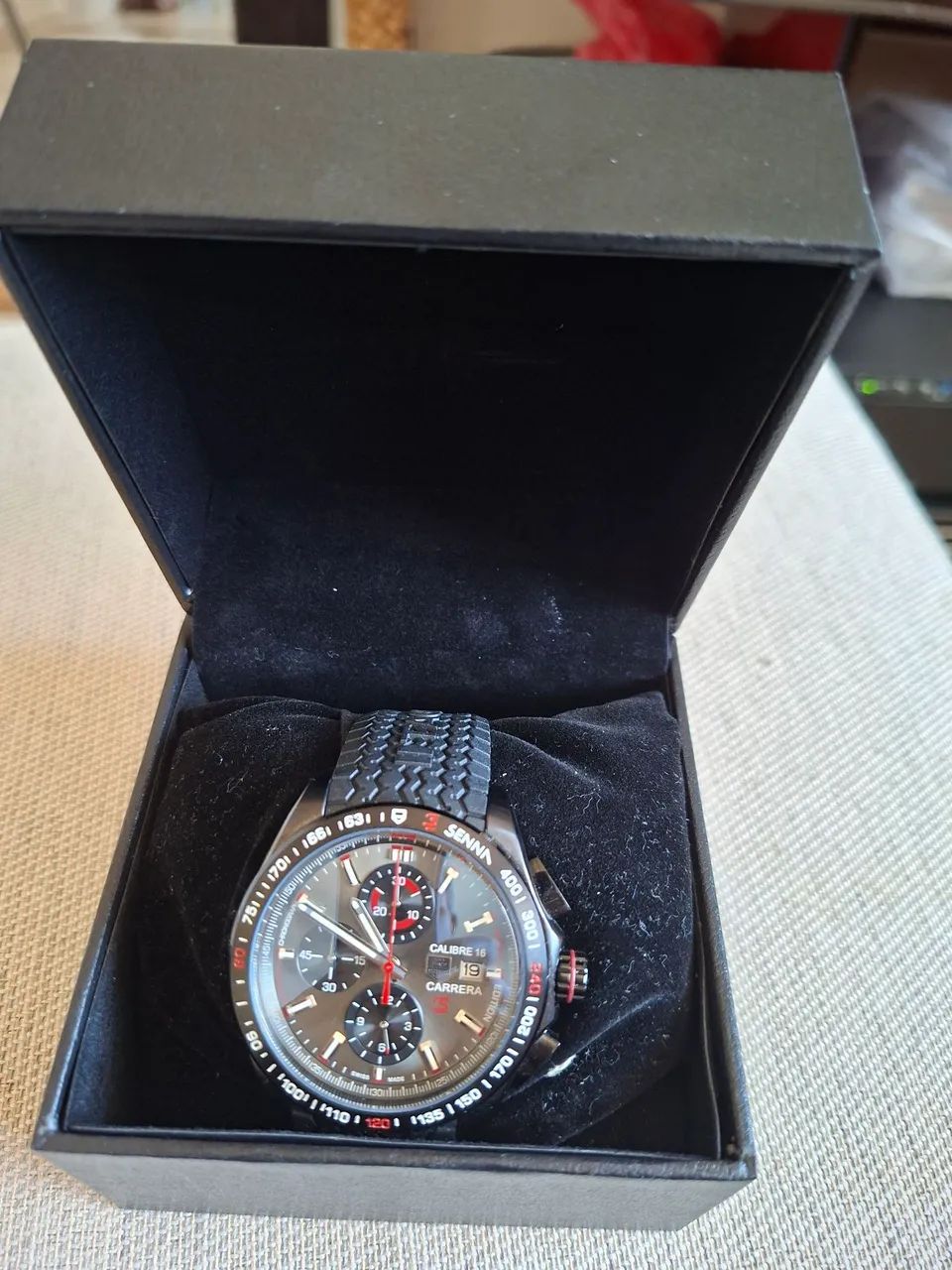 Relogio carreira Senna  - Foto 4