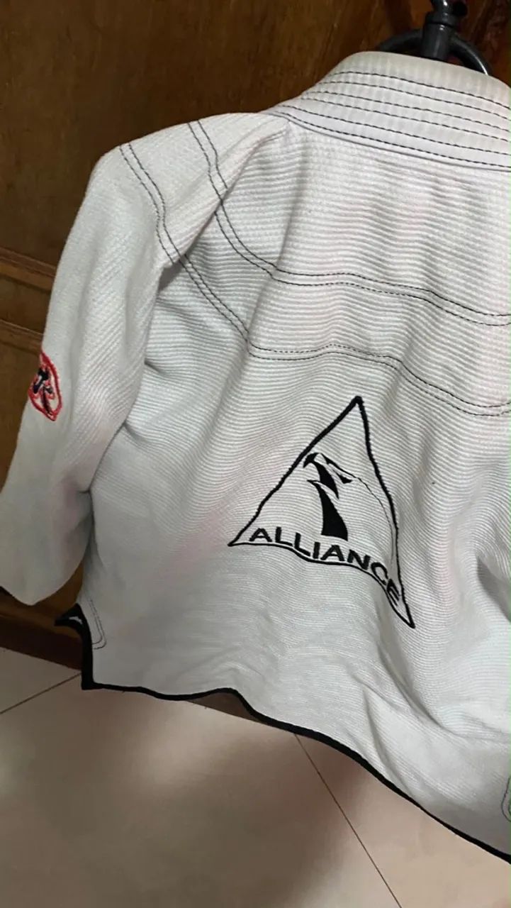 KIMONO INFANTIL ALLIANCE JIU-JITSU BRANCO - Foto 3