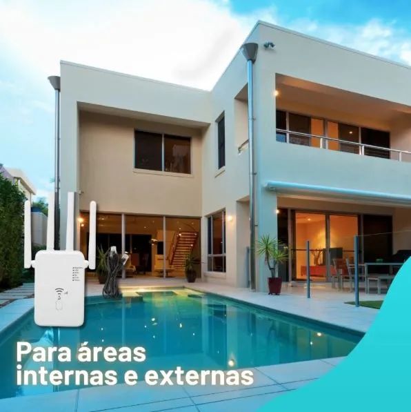 Repetidor Extensor Amplificador Sinal Dual Band Wi-Fi 5Ghz e 2,4Ghz Internet Ultrarrápido - Foto 6