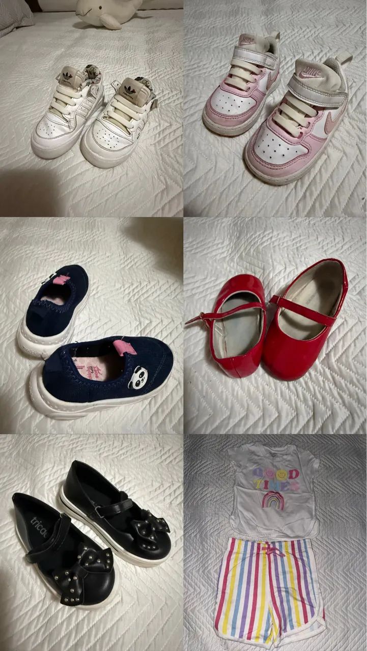 Lote roupas e sapatos de menina - Foto 3