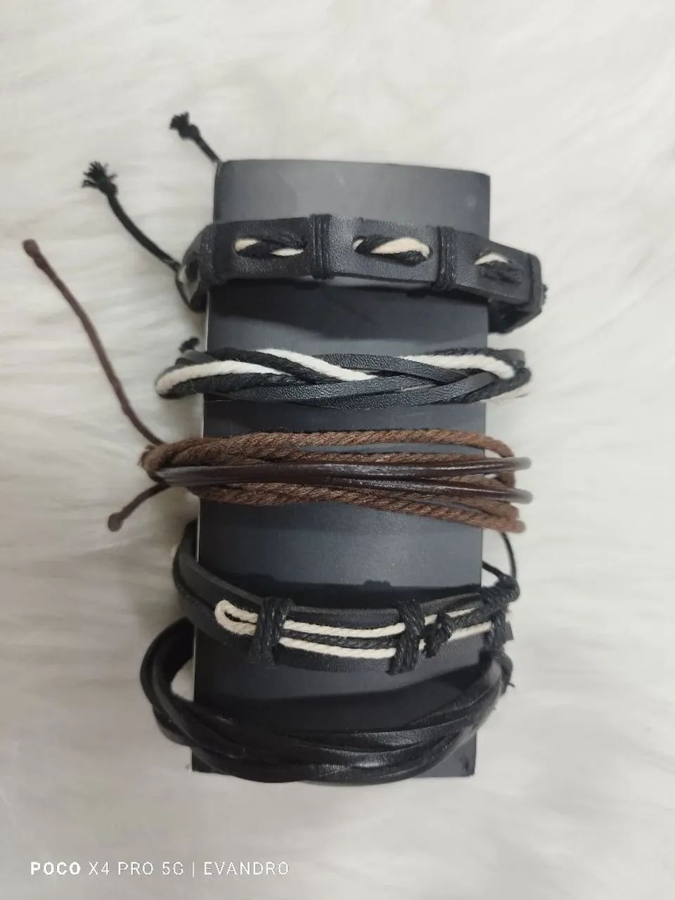 Lote de pulseiras em couro  - Foto 4