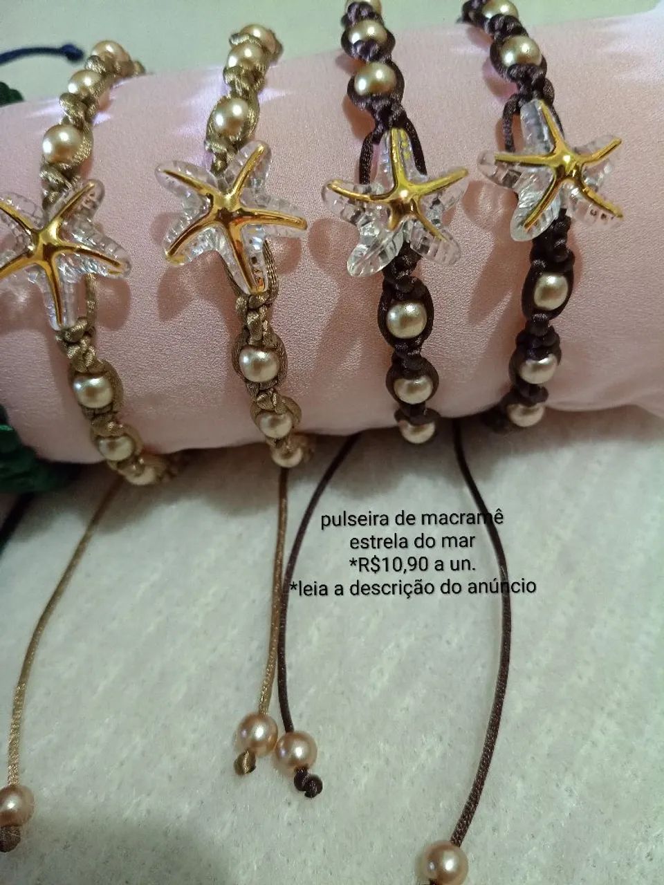 Acessórios femininos Pulseiras de macramê e colares  - Foto 2