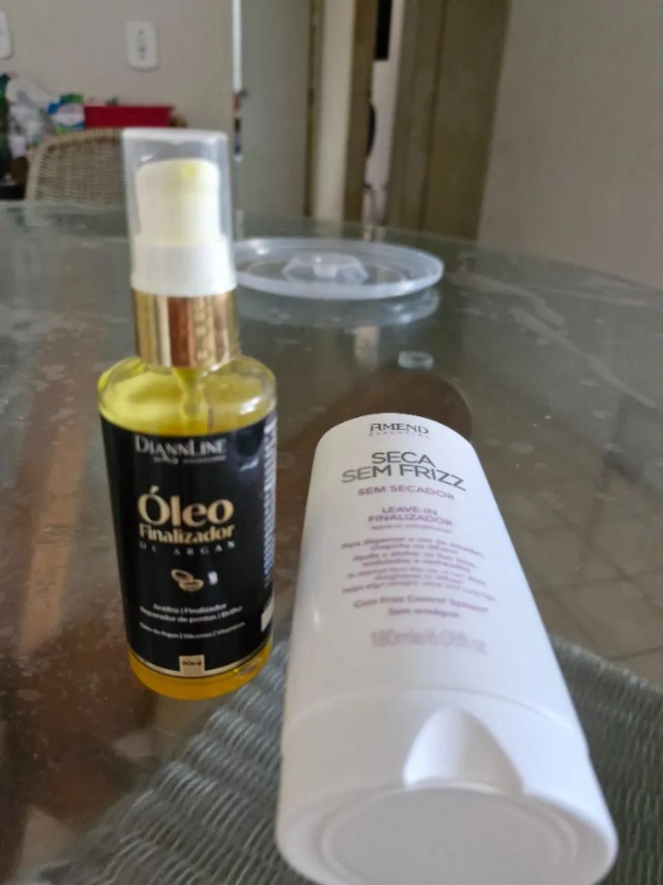 Creme de pentear e reparador de pontas 
