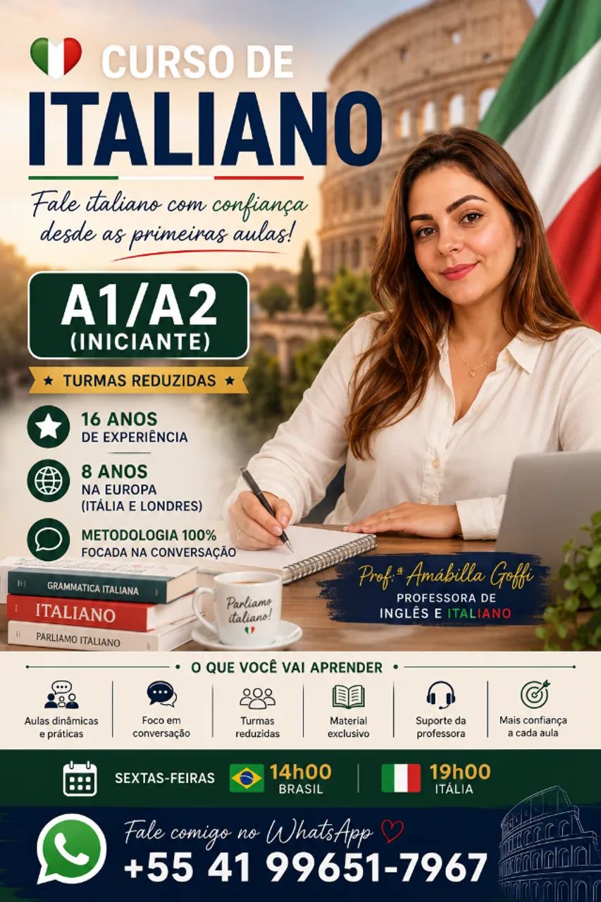 Aulas de Italiano  - Foto 2
